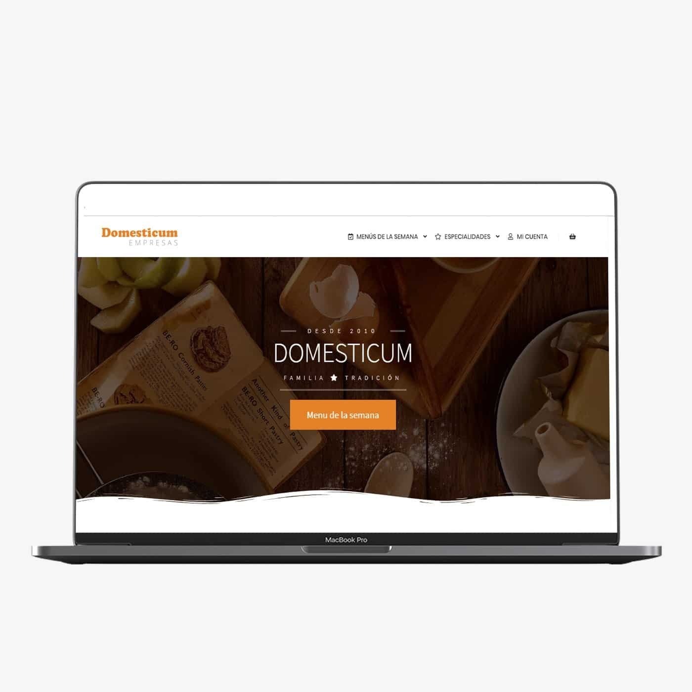 Diseño web de Domesticum